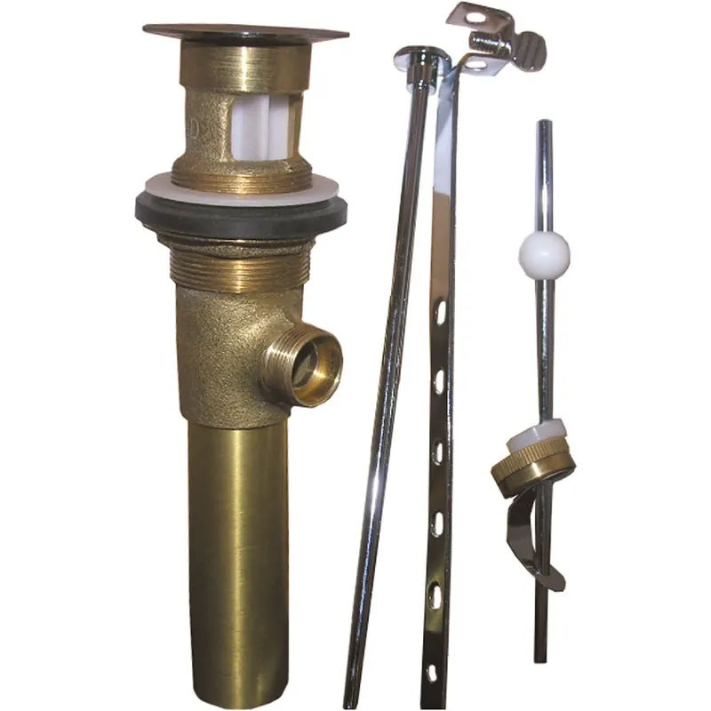 Lavatory Pop Up Drain Assembly With Lift Rod, 1-1/4 O.d. X 8-1/2-in.