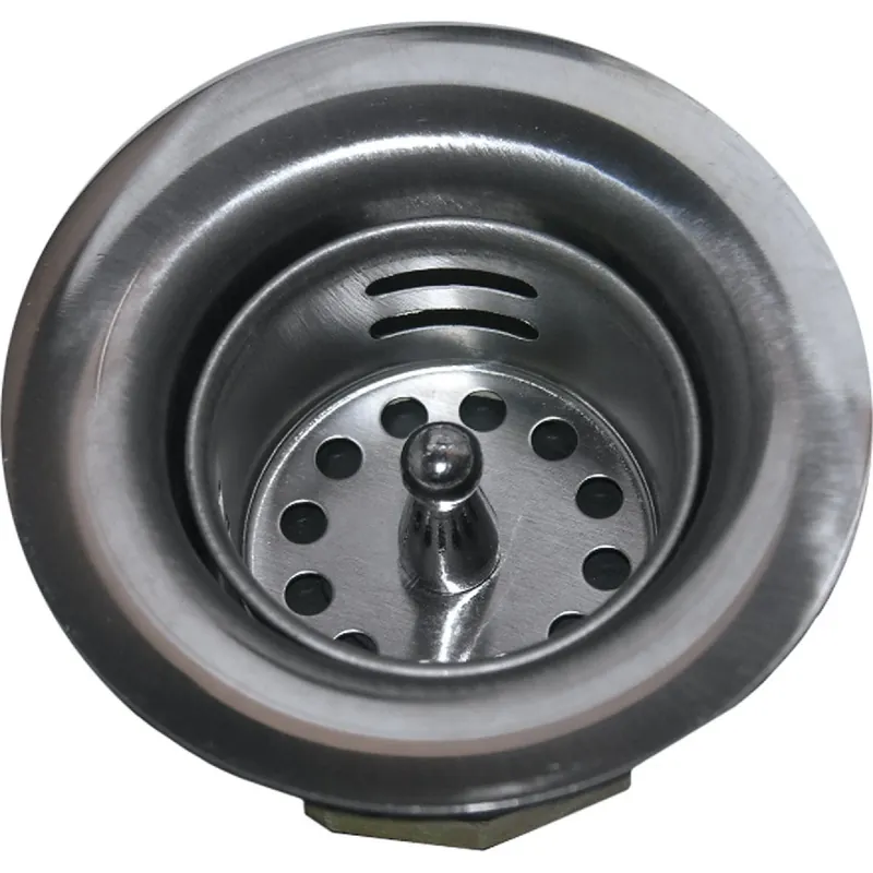 Junior Duo Sink Strainer, Chrome Plated, 1-1/2 In.
