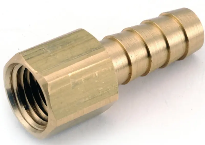 Pipe Fitting, Barb Insert, Lead Free Brass, 3/8 Hose X 3/8 In. Fpt