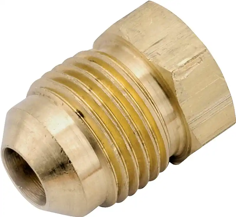 Brass Flare Plug, Lead Free, 3/8 In.