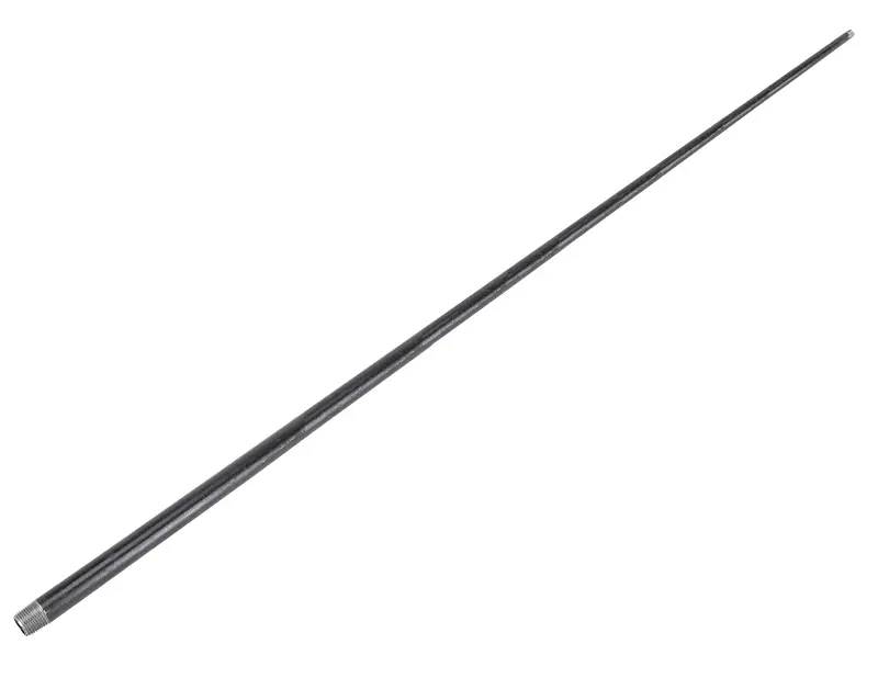 1/2 Inch X 72 Inch Black Steel Pipe Nipple - Model Bn 1/2x72-s