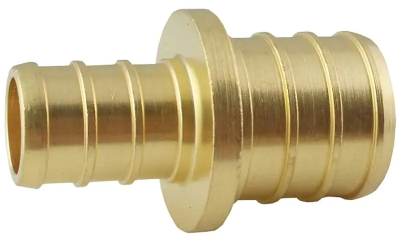 3/4 In. X 1/2 In. Brass Pex Barb Reducing Coupling - Model Apxc1234