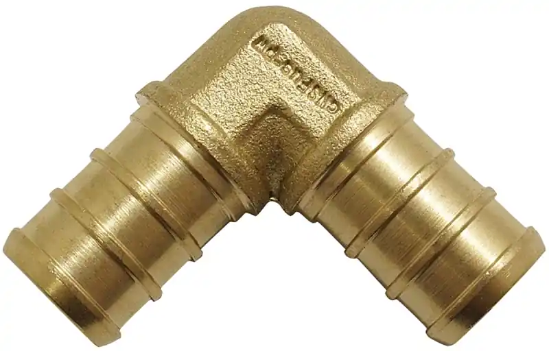 1/2 In. Brass Pex Barb 90° Elbow (10-pack)
