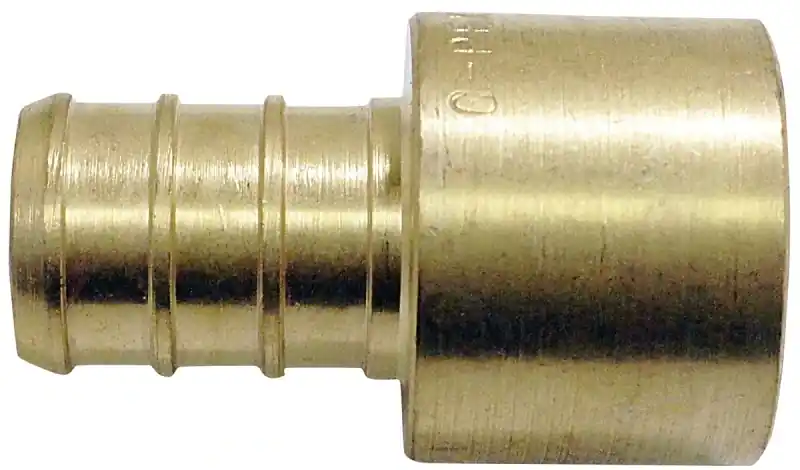 1/2 In. Brass Pex Barb X 1/2 In. Female Copper Sweat Adapter - Model Apxfs1212