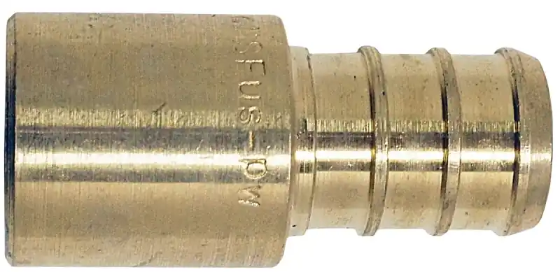 1/2 In. Brass Pex Barb X Male Copper Sweat Adapter - Model Apxms1212