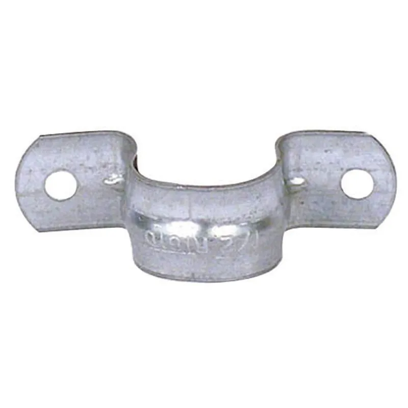 Pipe Hanger Strap, Galvanized Steel, 1 In.