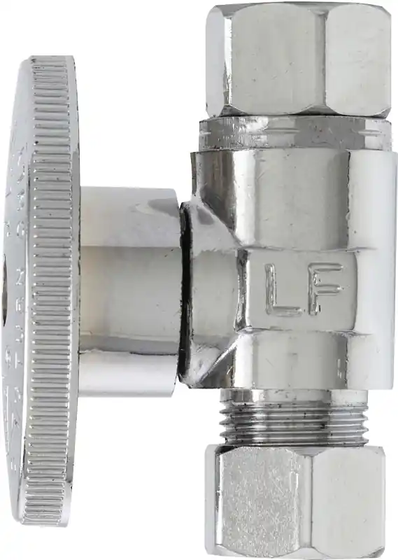 3/8 In Female Compression X 3/8 In Compression Straight Stop Valve