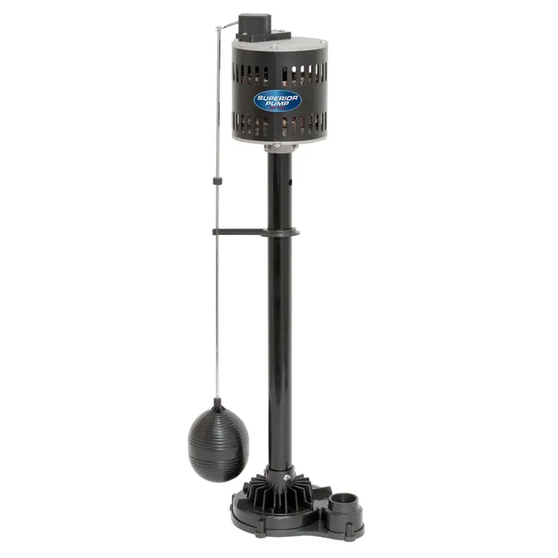 1/3 Hp Thermoplastic Pedestal Sump Pump Model 92333