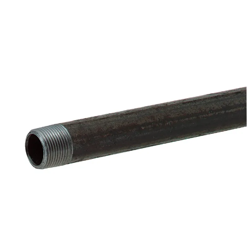 1/2 In. X 24 In. Carbon Steel Threaded Black Pipe - Schedule 40