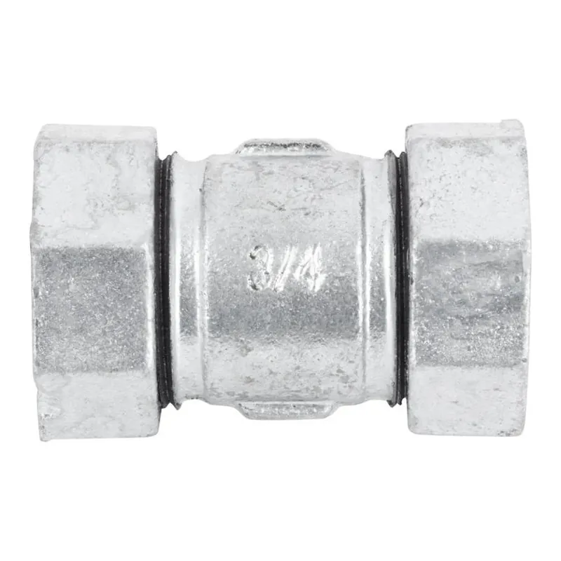 Stz Industries 3/4 In. Compression X 3/4 In. D Compression Galvanized Malleable Iron 3 In. L Couplin