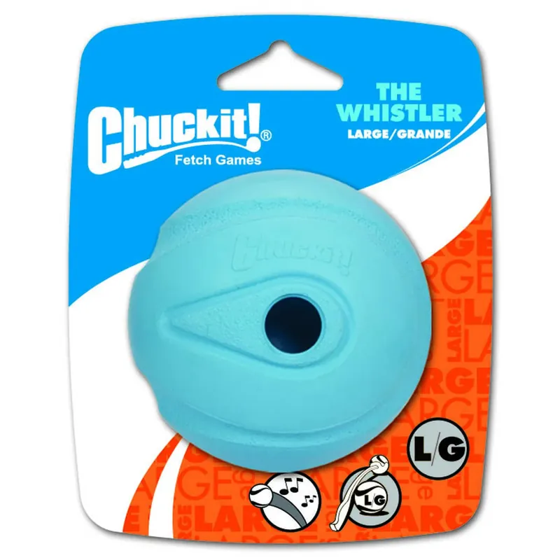 ! Blue Rubber Ball Dog Toy Large 1 Pk