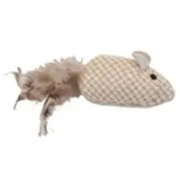 Turbo Natural Mouse Cat Toy 3.75 Inch - Engaging Feline Playtime