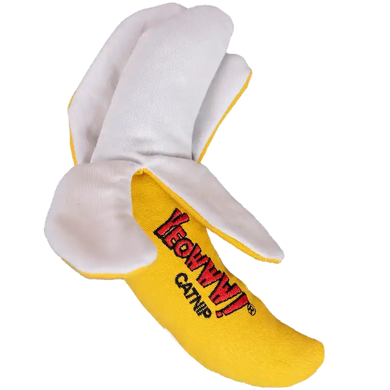 96500434 Catnip Peeled Banana Cat Toy For Cats - Fun And Engaging
