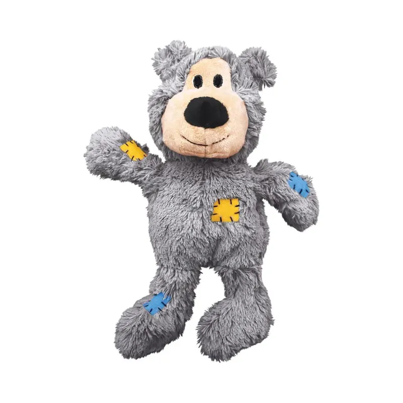 Kong Wild Knots Bears Dog Tug Toy, 3" L X 2.5" W X 6" H ()