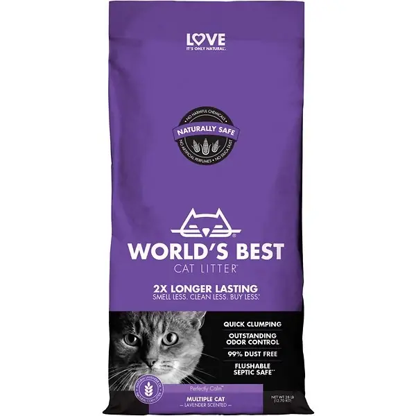 Cat Litter Lavender Scented Multi-cat Clumping Formula, 28 Pounds