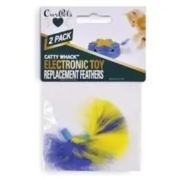 Ou13067 Catty Whack Replacement Feathers For Interactive Cat Toys