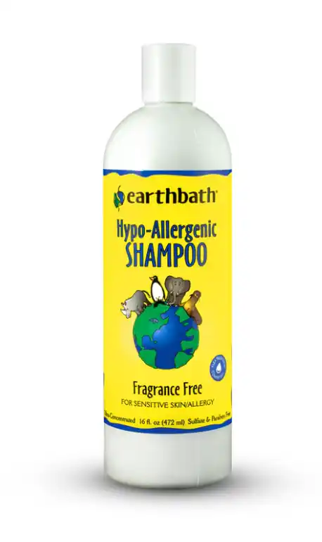 Hypo-allergenic Shampoo For Dogs & Cats, 16 Ounce Bottle - Tearless Formula
