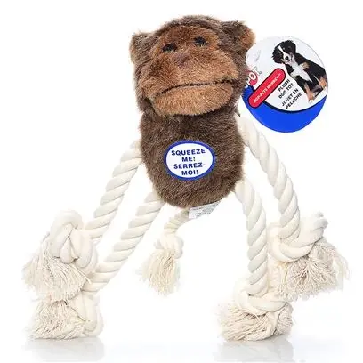 Ethical Products 773122 Moppets Monkey Dog Toy