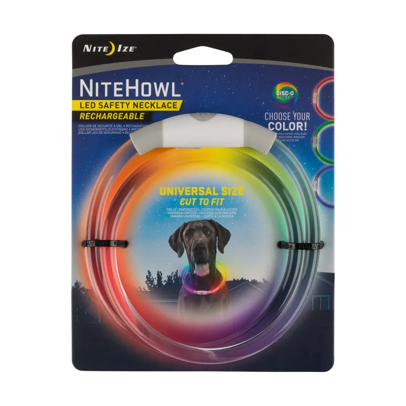 Nitehowl Led Safety Dog Collar, Rechargeable
