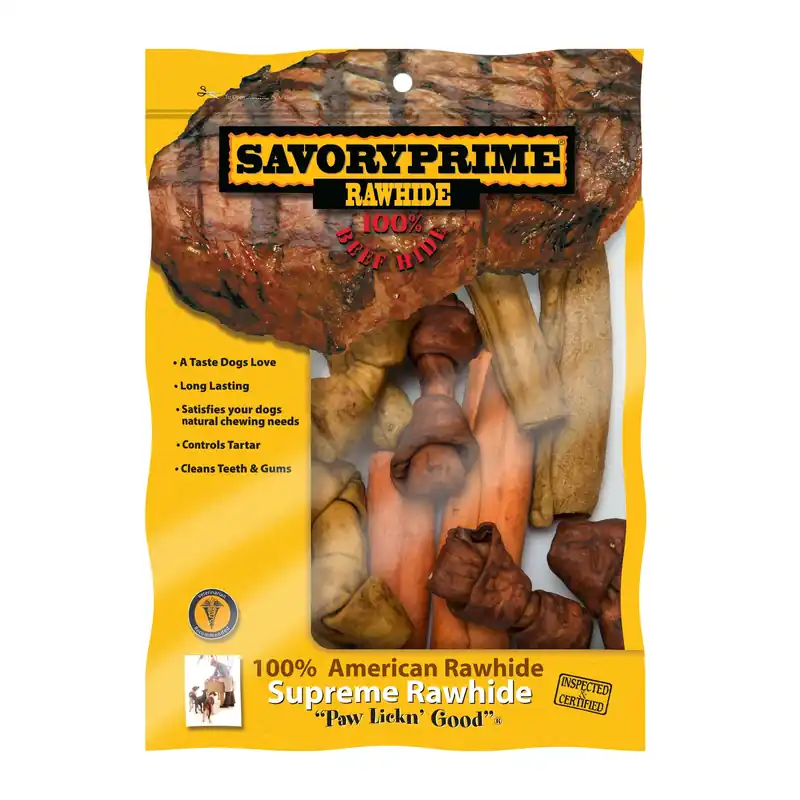 Small Asst Variety Pk All Size Dogs Adult Rawhide Bone Beef Rawhide 1 Pk