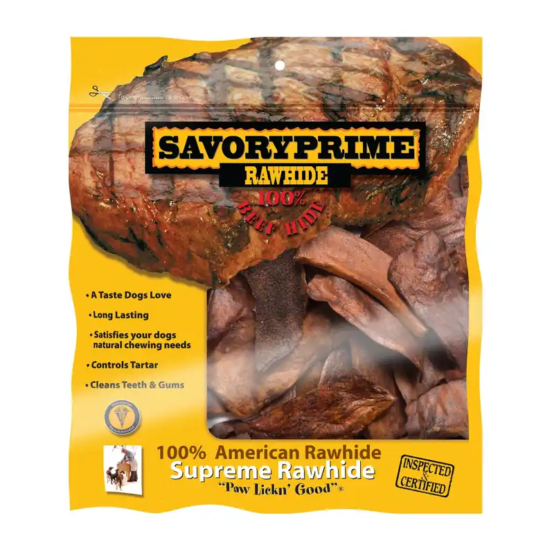 Beef Flavor All Size Dogs All Ages Rawhide Chips Beef Rawhide 6 In. L 1 Pk