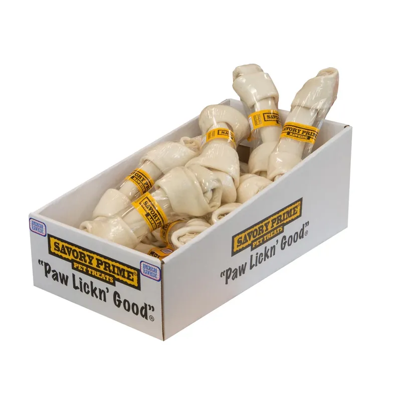American Supreme Large Adult Knotted Bone Beef Rawhide 8-9 In. L 1 Pk