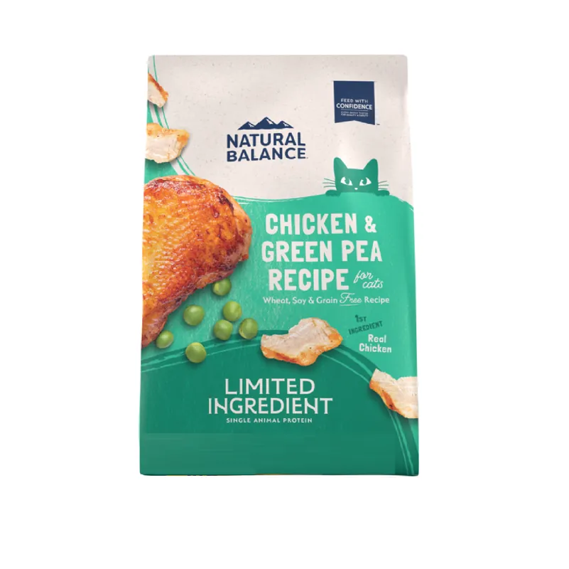 L.i.d. Grain Free Green Pea & Chicken Dry Cat Food, 10 Lbs.