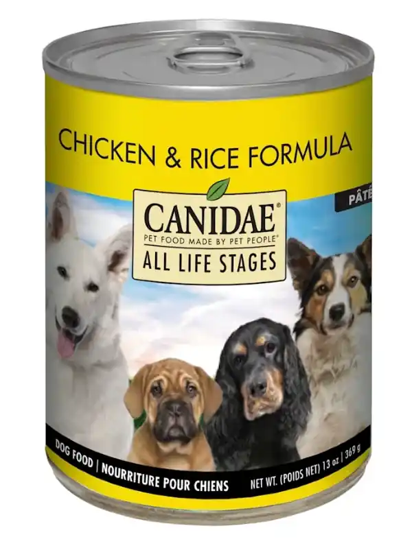 All Life Stages Wet Dog Food, Chicken & Rice Formula, 13 Oz.