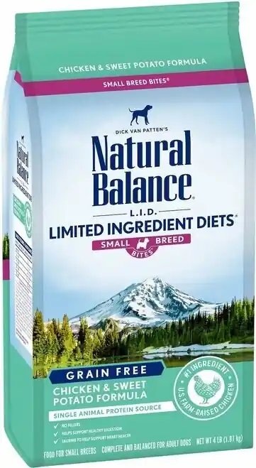 L.i.d. Grain Free Small Breed Chicken & Sweet Potato Dry Dog Food, 4 Lbs.