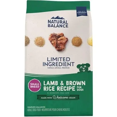 L.i.d. Limited Ingredient Diets Small Breed Lamb & Brown Rice Dry Dog Food 4 Lbs.