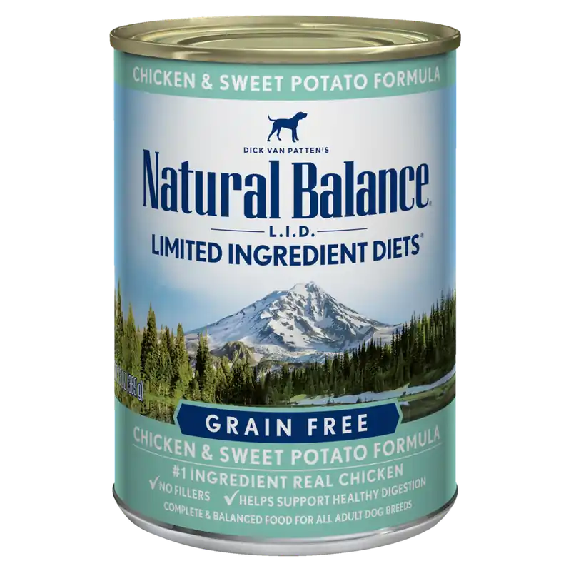 Natural Balance Limited Ingredient Wet Dog Food, Chicken & Sweet Potato Recipe, 13 Oz.