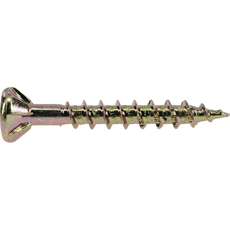 Power Pro No. 6 X 1 In. L Star Coarse Wood Screws 100 Pk