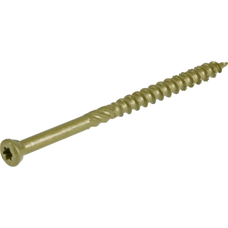 Power Pro No. 8 X 2-1/2 In. L Star Bronze Ceramic Coarse Trim Screws 119 Pk