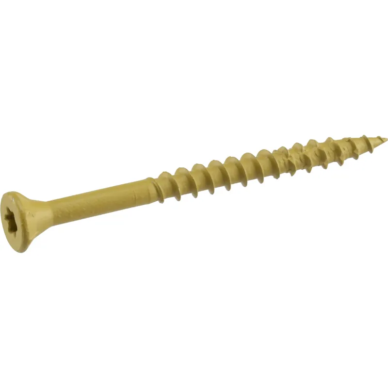 Deck Plus No. 10 In. X 3-1/2 In. L Tan Star Flat Head Exterior Deck Screws 1 Lb 55 Pk