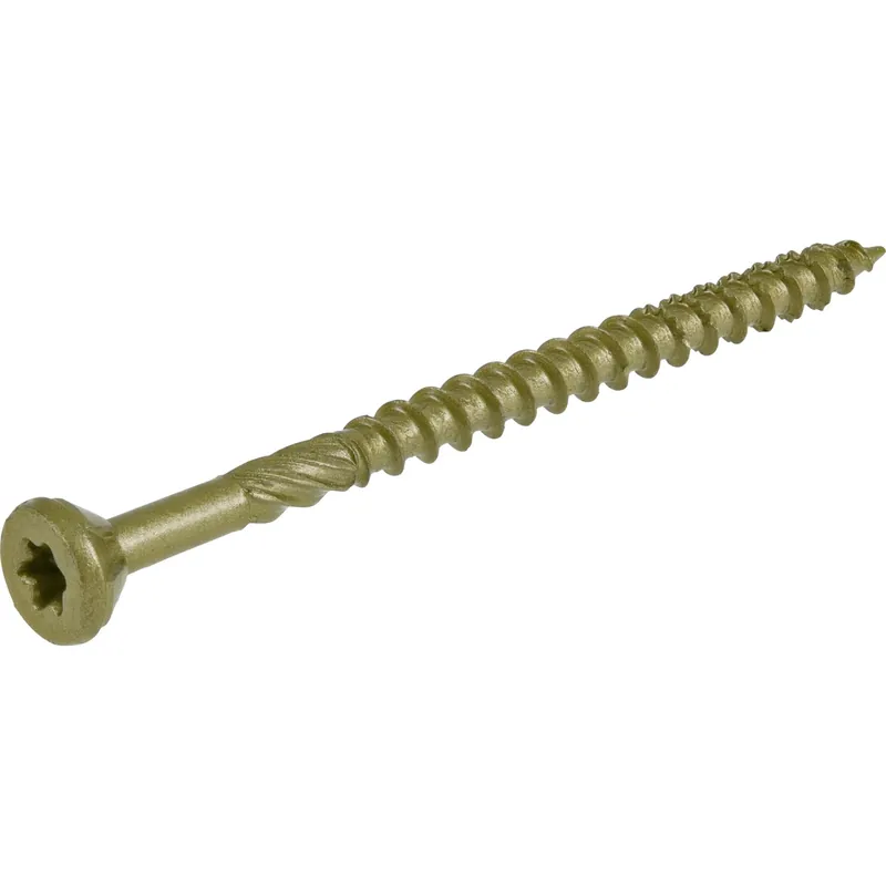 Power Pro No. 10 Ga. X 3 In. L Bronze Star Flat Head Exterior Deck Screws 1 Lb 66 Pk