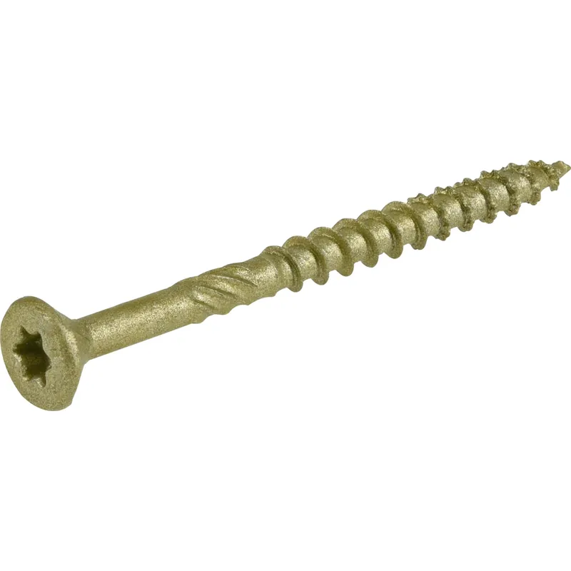 Power Pro No. 8 In. X 2 In. L Bronze Star Flat Head Premium Deck Screws 5 Lb 709 Pk