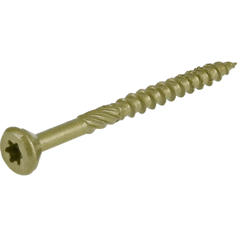 Power Pro No. 10 Ga. X 2-1/2 In. L Bronze Star Flat Head Exterior Deck Screws 5 Lb 392 Pk