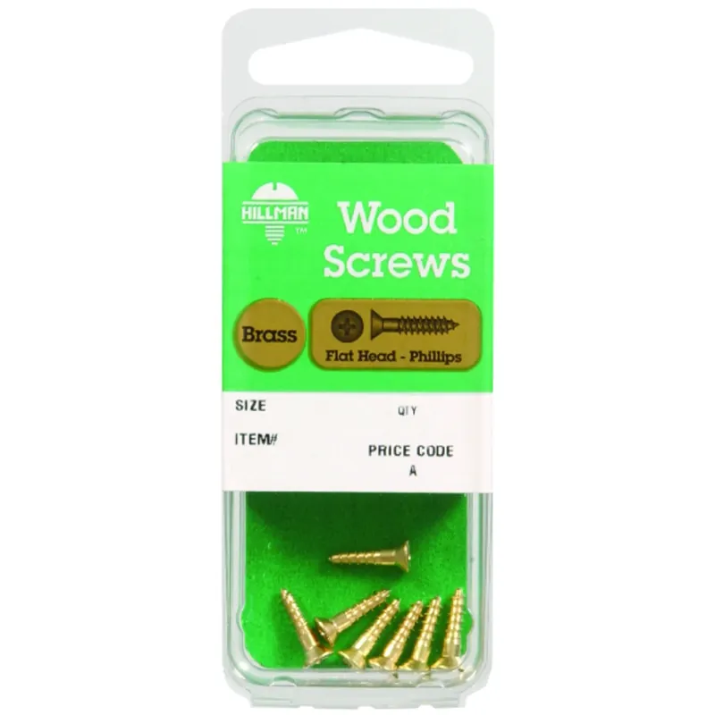 No. 8 X 1-1/4 In. L Phillips Coarse Wood Screws 1 Pk