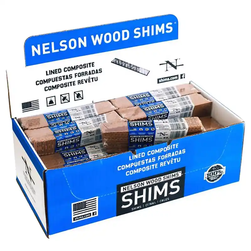 1.5 In. W X 8 In. L Composite Shim 12 Pk