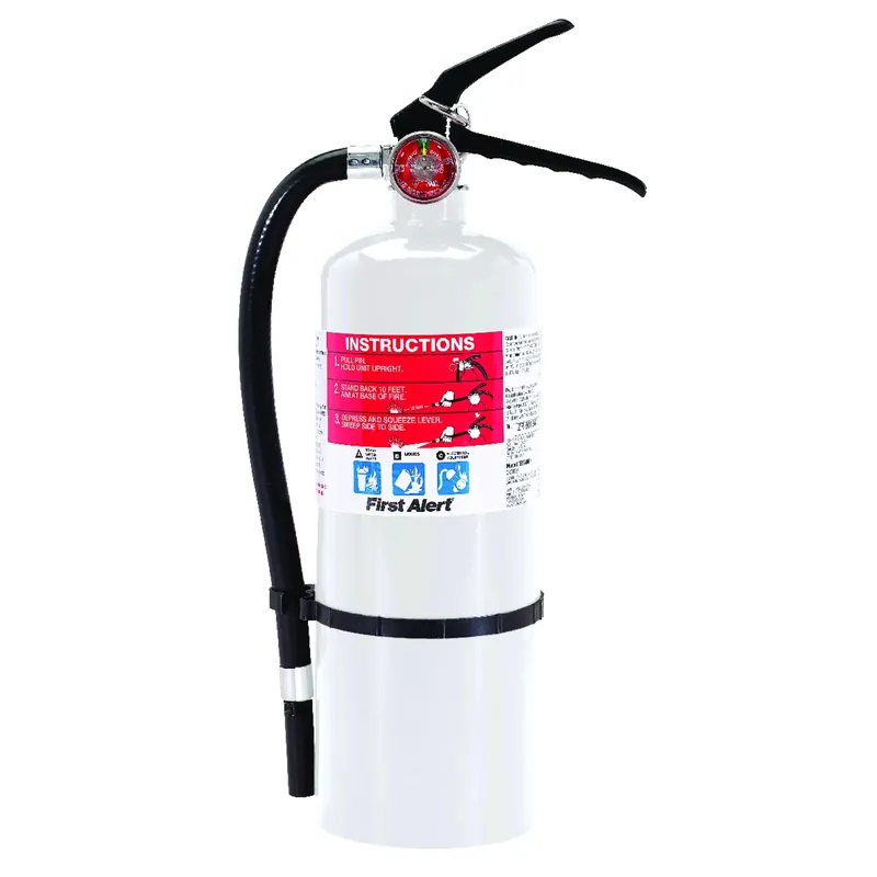 Rechargeable Fire Extinguisher, White, 2a 10-b c