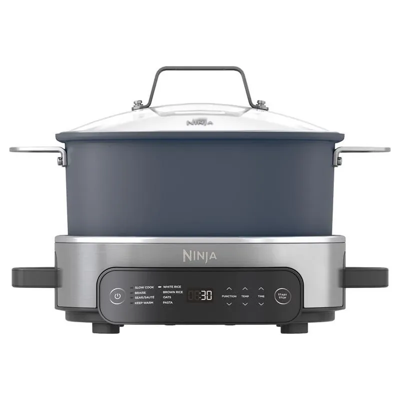6.5‑qt Gray Stainless Steel Multi‑cooker – Versatile Kitchen Appliance