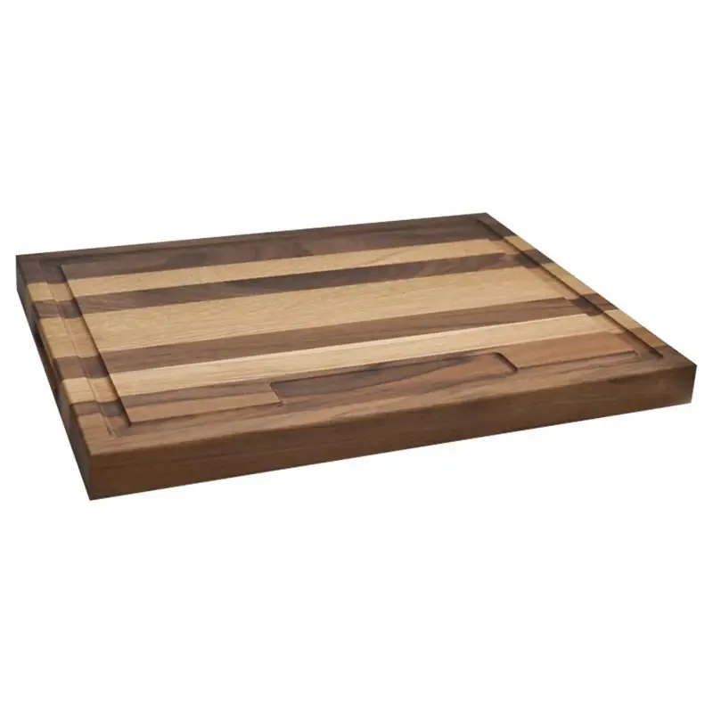 16 In. L X 12 In. W X 1 In. Thick Hardwood Cutting Board