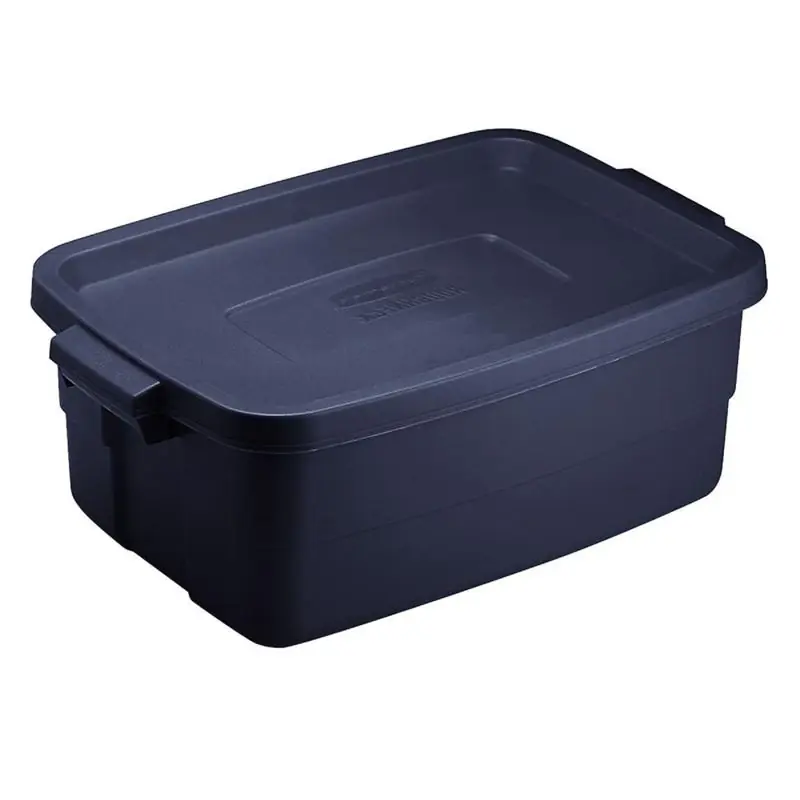 Roughneck Storage Tote, Dark Indigo Metallic, 3-gallons