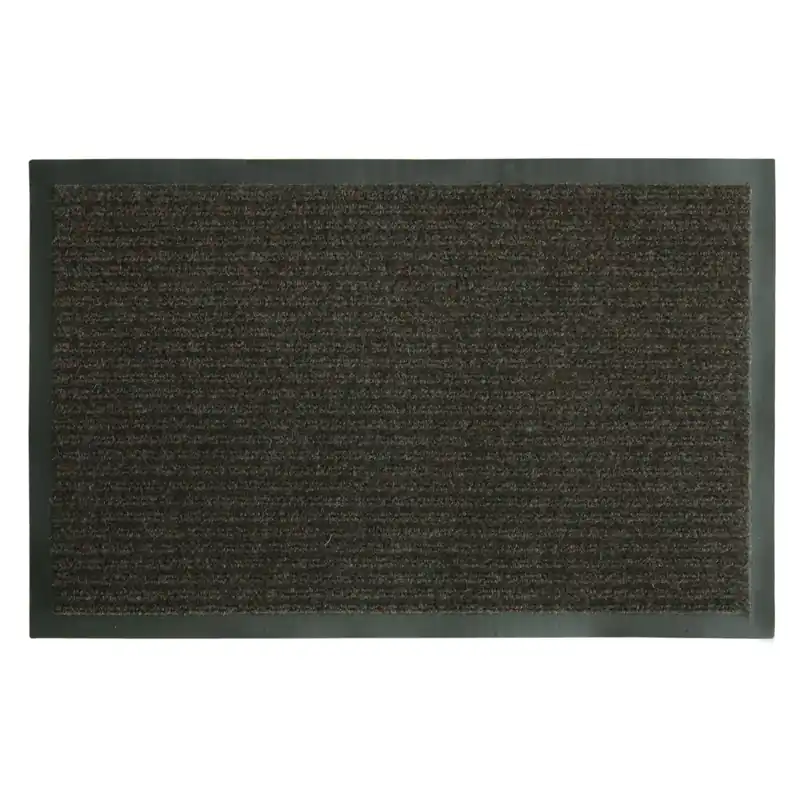 Dual Rib Floor Door Mat, Indoor/outdoor, Brown, 21 X 36 In.