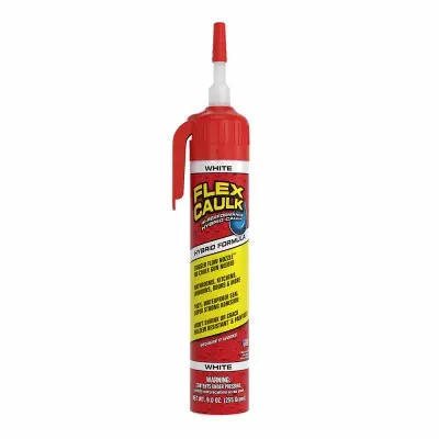 Flex Caulk, White, 9 Oz. Pressurized Can