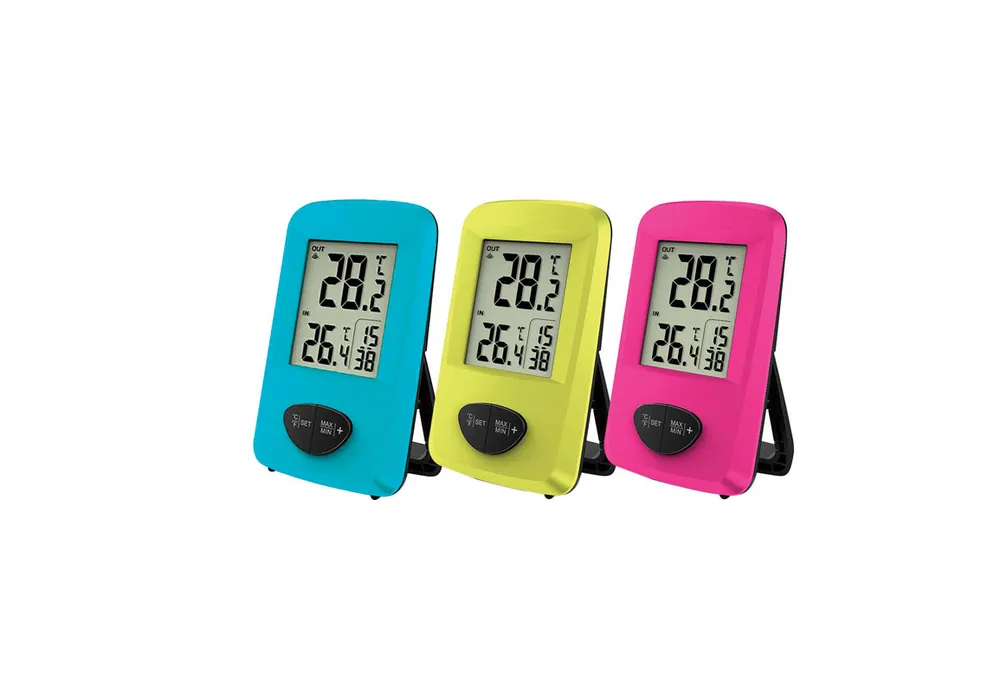 Digital Thermometer Plastic Assorted 7.28 In.