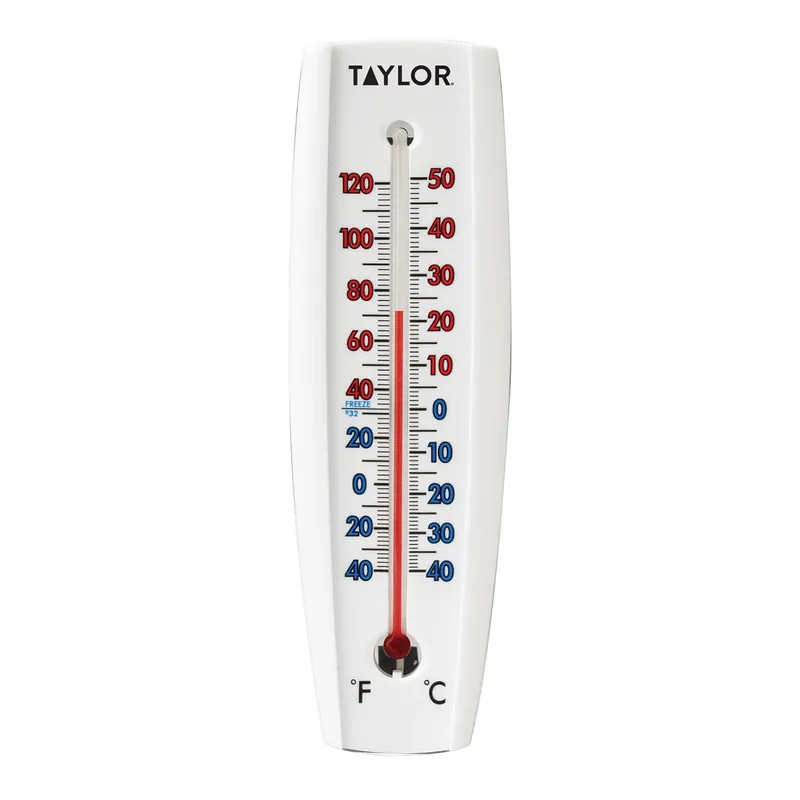 Indoor/outdoor Thermometer, Curved, 6.75 X 2.25-in.