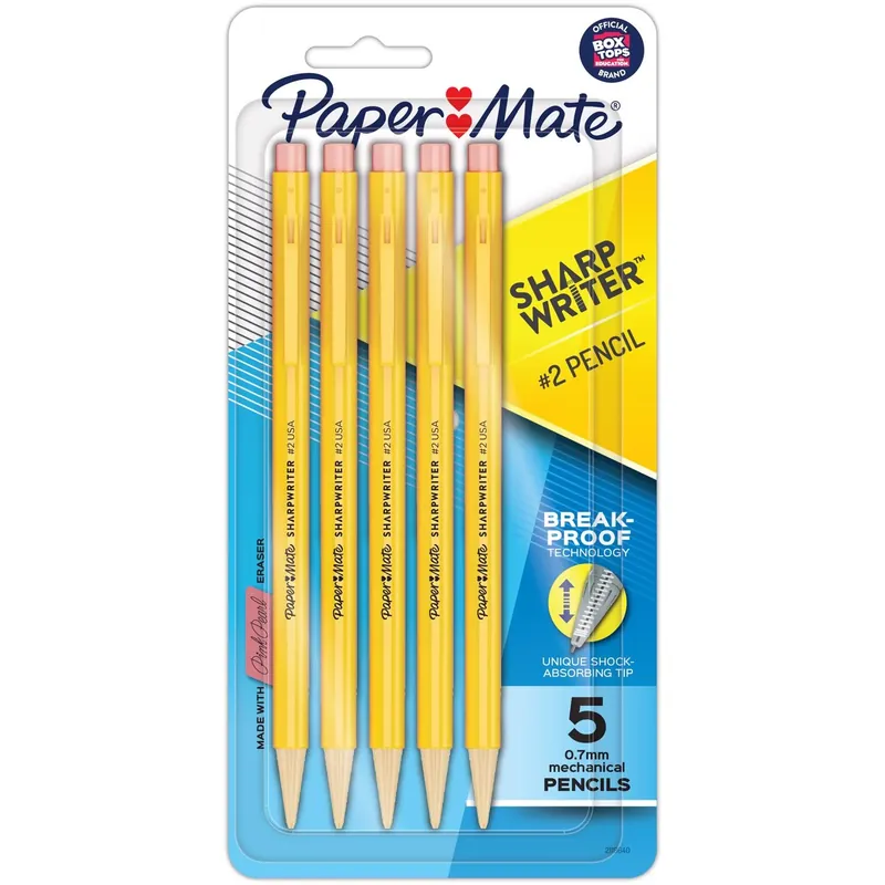 Sharpwriter 2 0.7 Mm Mechanical Pencil 5 Pk