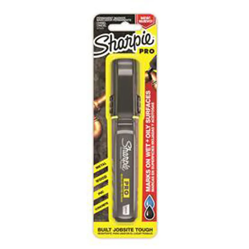 Pro Black Xl Chisel Tip Permanent Marker 1 Pk