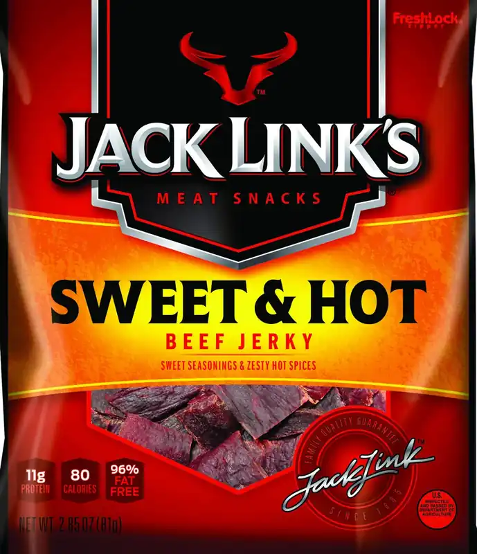 Beef Jerky, Sweet & Hot, 2.85-oz.